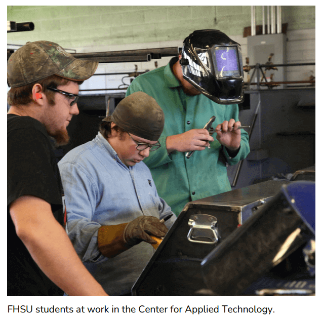 students at center for applied tech